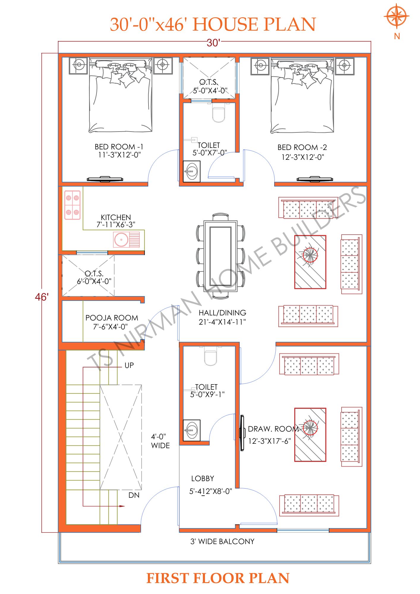G+4 Residential Building 1